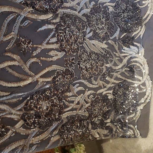 Nwt JS Collections Women's Lyra Flutter Cocktail Dress size 12 - Picture 13 of 13